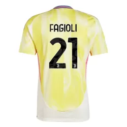 Juventus Fagioli 21 Pelipaita Miesten Vieras 2024-2025 Juventus Fagioli 21 Pelipaita Miesten Vieras 2024-2025