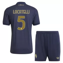 Juventus Locatelli 5 Pelipaita Lasten Kolmas 2024-2025 Juventus Locatelli 5 Pelipaita Lasten Kolmas 2024-2025