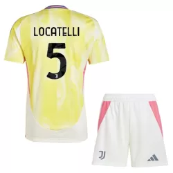 Juventus Locatelli 5 Pelipaita Lasten Vieras 2024-2025 Juventus Locatelli 5 Pelipaita Lasten Vieras 2024-2025