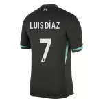 Liverpool Luis Diaz 7 Pelipaita Miesten Vieras 2024-2025