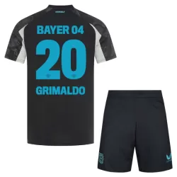 Bayer 04 Leverkusen Alejandro Grimaldo 20 Pelipaita Lasten Kolmas 2024-2025 Bayer 04 Leverkusen Alejandro Grimaldo 20 Pelipaita Lasten Kolmas 2024-2025