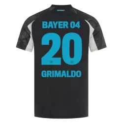 Bayer 04 Leverkusen Alejandro Grimaldo 20 Pelipaita Miesten Kolmas 2024-2025 Bayer 04 Leverkusen Alejandro Grimaldo 20 Pelipaita Miesten Kolmas 2024-2025