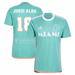 Inter Miami CF Jordi Alba Ramos 18 Pelipaita Miesten Kolmas 2024-2025 Inter Miami CF Jordi Alba Ramos 18 Pelipaita Miesten Kolmas 2024-2025