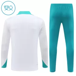 Portugali Lasten Harjoittelupuvut Neljännes Zip 2024-2025 Valkoinen