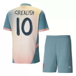 Manchester City Grealish 10 Pelipaita Lasten Neljäs 2024-2025 Manchester City Grealish 10 Pelipaita Lasten Neljäs 2024-2025