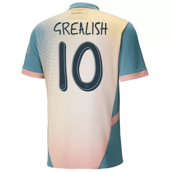 Manchester City Grealish 10 Pelipaita Lasten Neljäs 2024-2025