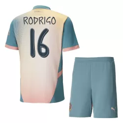 Manchester City Rodrigo 16 Pelipaita Lasten Neljäs 2024-2025 Manchester City Rodrigo 16 Pelipaita Lasten Neljäs 2024-2025