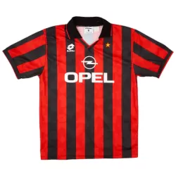 AC Milan 1994-95 Pelipaita Retro Miesten Koti AC Milan 1994-95 Pelipaita Retro Miesten Koti