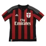 AC Milan 2015-16 Pelipaita Retro Miesten Koti