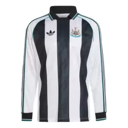 Newcastle United Pitkähihainen Pelipaita Retro Miesten 2024-2025 Newcastle United Pitkähihainen Pelipaita Retro Miesten 2024-2025