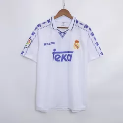 Real Madrid 1996-97 Pelipaita Retro Miesten Koti Real Madrid 1996-97 Pelipaita Retro Miesten Koti