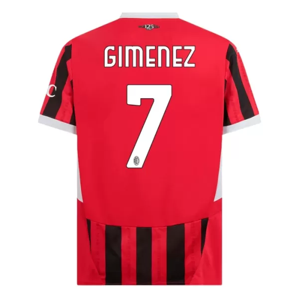 AC Milan Gimenez 7 Pelipaita Miesten Koti 2024-2025