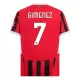 AC Milan Gimenez 7 Pelipaita Miesten Koti 2024-2025