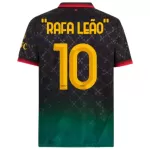 AC Milan Rafael Leao 10 Pelipaita Miesten Neljäs 2024-2025