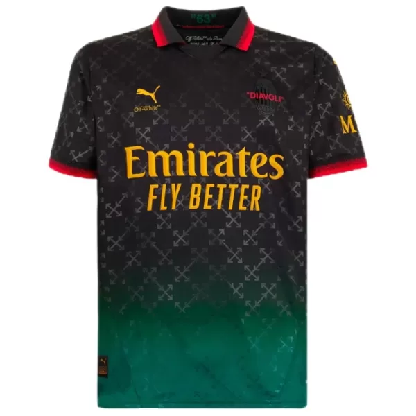 AC Milan Theo Hernandez 19 Pelipaita Miesten Neljäs 2024-2025