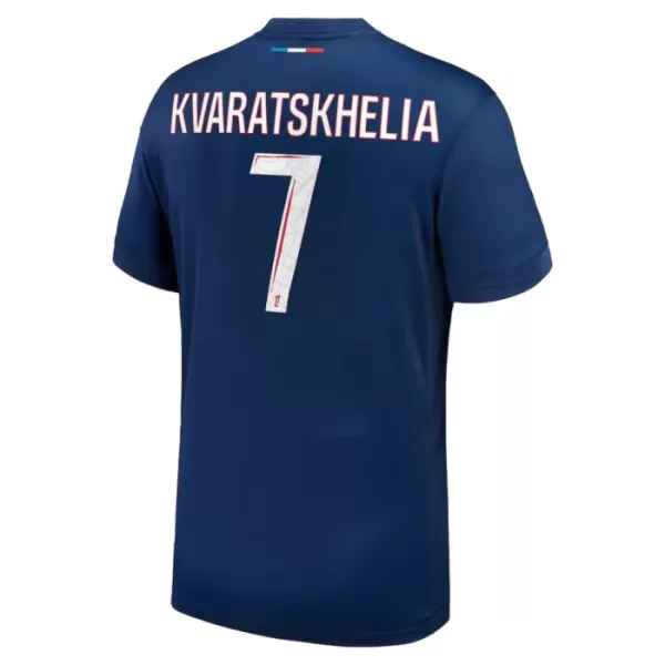Paris Saint-Germain Kvaratskhelia 7 Pelipaita Miesten Koti 2024-2025