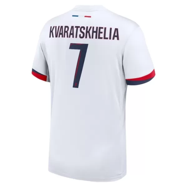 Paris Saint-Germain Kvaratskhelia 7 Pelipaita Miesten Vieras 2024-2025