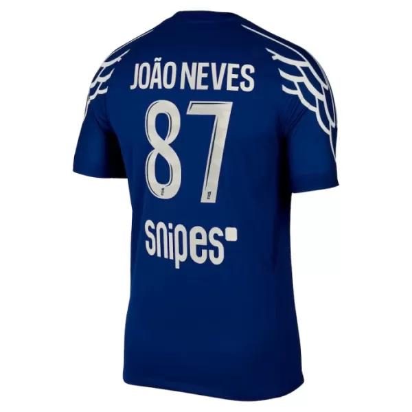 Paris Saint-Germain Joao Neves 87 Pelipaita Miesten Neljäs 2024-2025