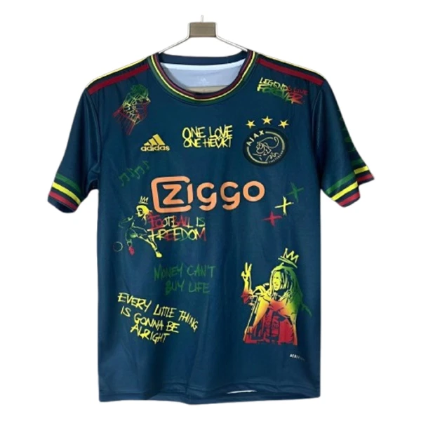 Ajax x Bob Marley Pelipaita Miesten 2024-2025 Laivasto Ajax x Bob Marley Pelipaita Miesten 2024-2025 Laivasto