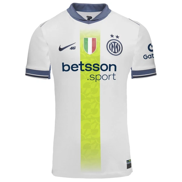 Inter Milan x Valentino Rossi Pelipaita Miesten Vieras 2024-2025 Inter Milan x Valentino Rossi Pelipaita Miesten Vieras 2024-2025