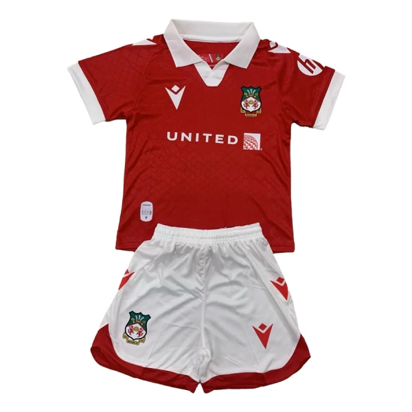 Wrexham Pelipaita Lasten Koti 2024-2025 Wrexham Pelipaita Lasten Koti 2024-2025
