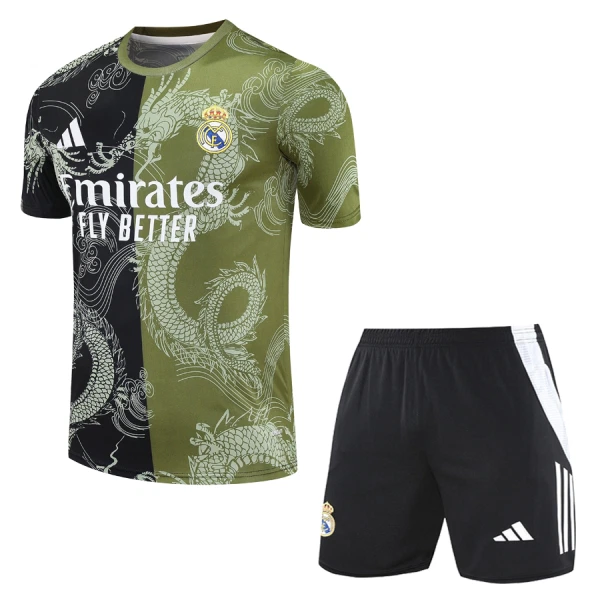 Real Madrid Dragon Pelipaita Lasten 2024-2025 Vihreä Real Madrid Dragon Pelipaita Lasten 2024-2025 Vihreä