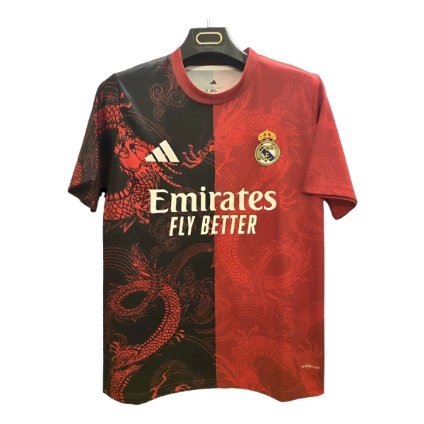 Real Madrid Dragon Pelipaita Miesten 2024-2025 Punainen Real Madrid Dragon Pelipaita Miesten 2024-2025 Punainen
