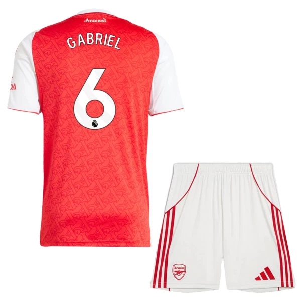 Arsenal Gabriel 6 Pelipaita Lasten Koti 2025-26 Arsenal Gabriel 6 Pelipaita Lasten Koti 2025-26
