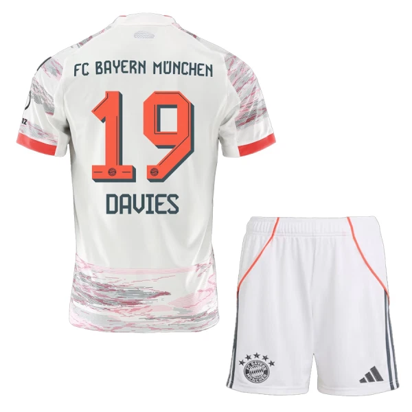 FC Bayern München Alphonso Davies 19 Pelipaita Lasten Vieras 2025-26 FC Bayern München Alphonso Davies 19 Pelipaita Lasten Vieras 2025-26