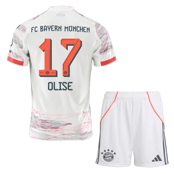 FC Bayern München Olise 17 Pelipaita Lasten Vieras 2025-26 FC Bayern München Olise 17 Pelipaita Lasten Vieras 2025-26