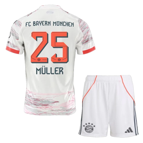 FC Bayern München Thomas Muller 25 Pelipaita Lasten Vieras 2025-26 FC Bayern München Thomas Muller 25 Pelipaita Lasten Vieras 2025-26