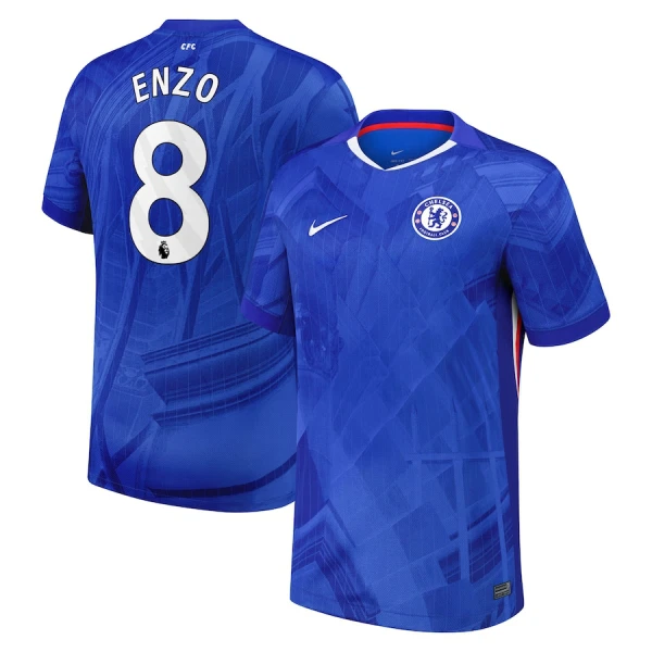 Chelsea Enzo 8 Pelipaita Miesten Koti 2025-26 Chelsea Enzo 8 Pelipaita Miesten Koti 2025-26