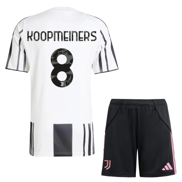 Juventus Koopmeiners 8 Pelipaita Lasten Koti 2025-26 Juventus Koopmeiners 8 Pelipaita Lasten Koti 2025-26