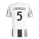 Juventus Locatelli 5 Pelipaita Miesten Koti 2025-26 Juventus Locatelli 5 Pelipaita Miesten Koti 2025-26