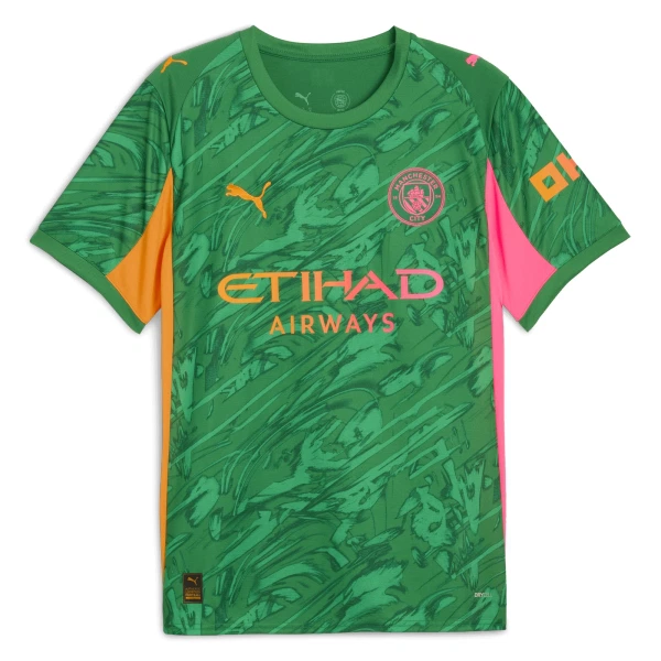 Manchester City Ederson M. 31 Maalivahdin Pelipaita Miesten 2025-26 Vihreä