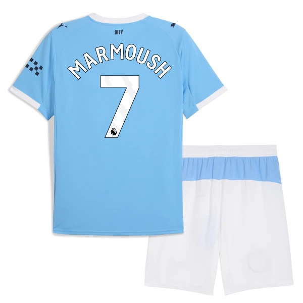Manchester City Marmoush 7 Pelipaita Lasten Koti 2025-26 Manchester City Marmoush 7 Pelipaita Lasten Koti 2025-26