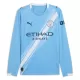 Manchester City Pitkähihainen Pelipaita Miesten Koti 2025-26 Manchester City Pitkähihainen Pelipaita Miesten Koti 2025-26