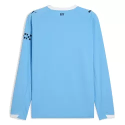 Manchester City Pitkähihainen Pelipaita Miesten Koti 2025-26