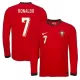 Portugali Ronaldo 7 Pitkähihainen Pelipaita Miesten Koti 2025 Portugali Ronaldo 7 Pitkähihainen Pelipaita Miesten Koti 2025