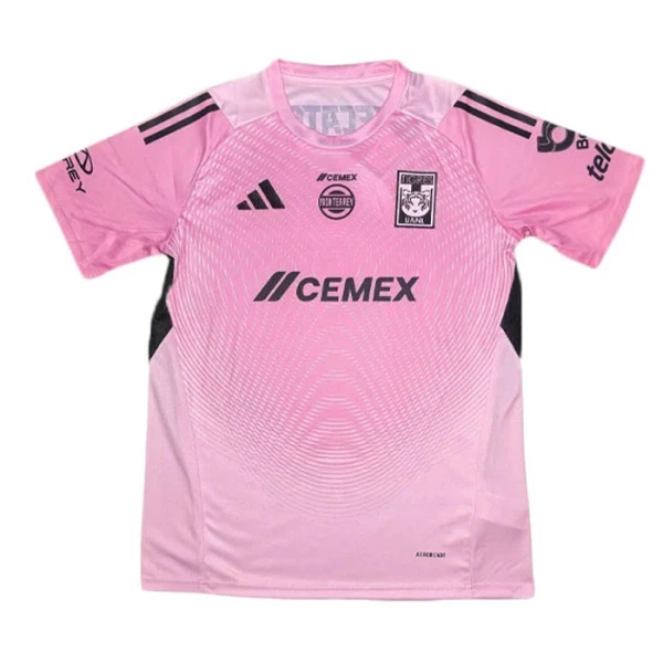 Tigres UANL Maalivahdin Pelipaita Miesten 2025-26 Pinkki Tigres UANL Maalivahdin Pelipaita Miesten 2025-26 Pinkki