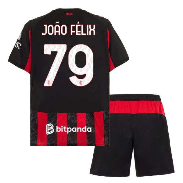 AC Milan João Félix 79 Pelipaita Lasten Koti 2025-26 AC Milan João Félix 79 Pelipaita Lasten Koti 2025-26