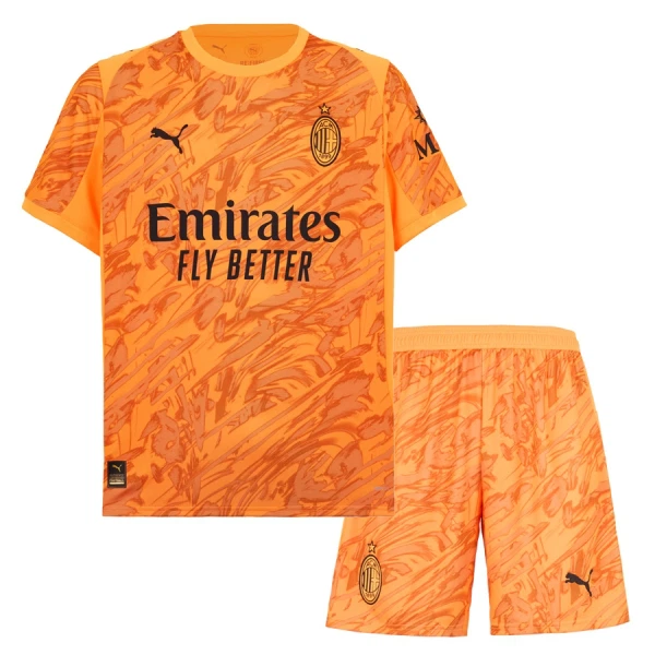 AC Milan Maalivahdin Pelipaita Lasten 2025-26 Oranssi AC Milan Maalivahdin Pelipaita Lasten 2025-26 Oranssi