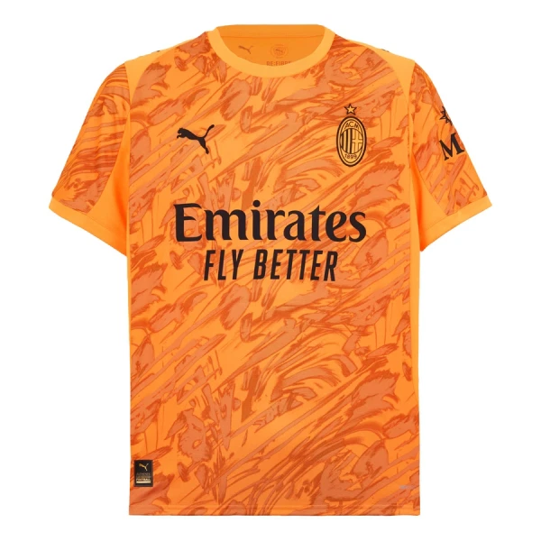 AC Milan Maalivahdin Pelipaita Miesten 2025-26 Oranssi AC Milan Maalivahdin Pelipaita Miesten 2025-26 Oranssi