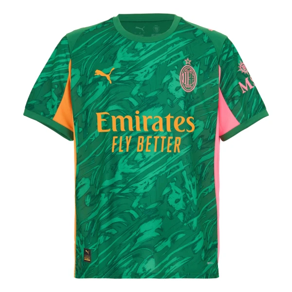 AC Milan Maalivahdin Pelipaita Miesten 2025-26 Vihreä AC Milan Maalivahdin Pelipaita Miesten 2025-26 Vihreä