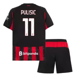 AC Milan Pulisic 11 Pelipaita Lasten Koti 2025-26 AC Milan Pulisic 11 Pelipaita Lasten Koti 2025-26