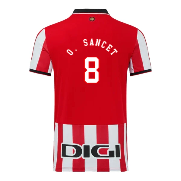 Athletic Bilbao O. Sancet 8 Pelipaita Miesten Koti 2025-26 Athletic Bilbao O. Sancet 8 Pelipaita Miesten Koti 2025-26
