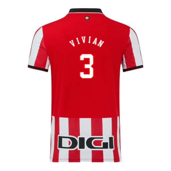 Athletic Bilbao Vivian 3 Pelipaita Miesten Koti 2025-26 Athletic Bilbao Vivian 3 Pelipaita Miesten Koti 2025-26