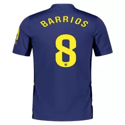 Atlético Madrid Barrios 8 Pelipaita Miesten Vieras 2025-26 Atlético Madrid Barrios 8 Pelipaita Miesten Vieras 2025-26