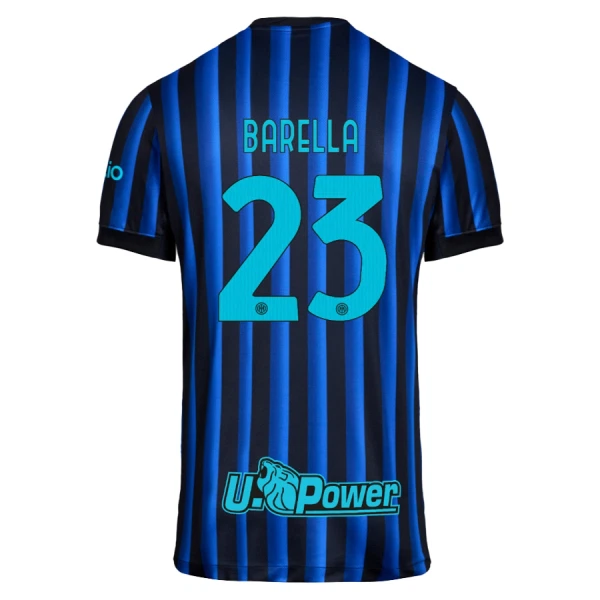 Inter Milan Barella 23 Pelipaita Miesten Koti 2025-26 Inter Milan Barella 23 Pelipaita Miesten Koti 2025-26