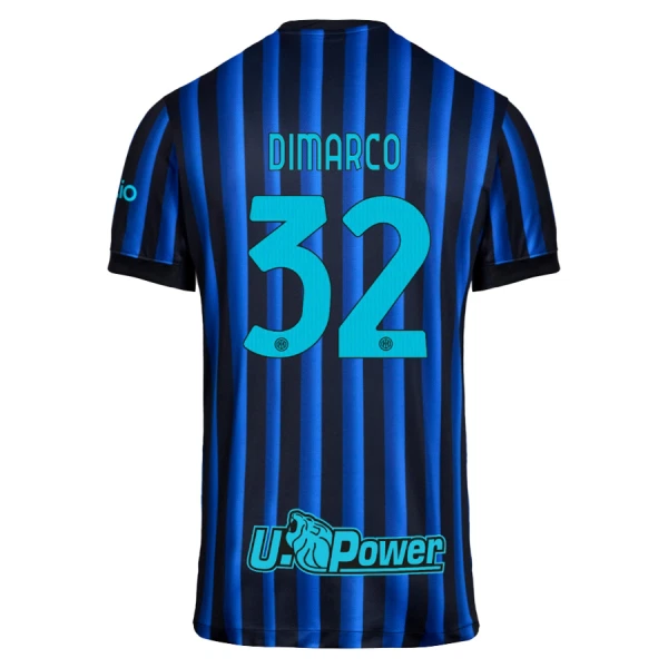 Inter Milan Dimarco 32 Pelipaita Miesten Koti 2025-26 Inter Milan Dimarco 32 Pelipaita Miesten Koti 2025-26